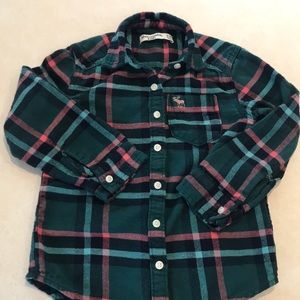 Abercrombie kids girls flannel